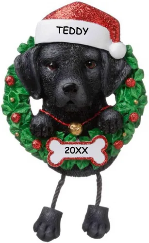 Miniatura 23 de Adorno de Navidad personalizado para mascotas de raza de perro (Beagle)