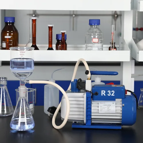 Miniatura 8 de stonylab Bomba de vacío rotatoria de paleta de una sola etapa de 3 CFM con válvula solenoide para refrigerante de CA HVAC