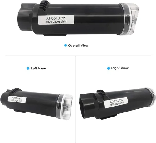 Miniatura 2 de VICTORSTAR Cartuchos de tóner compatibles de 4 colores 6510 6515 【Rendimiento extra alto】 5500 páginas BK, 4300 páginas CMY para Xerox Phaser 6510n