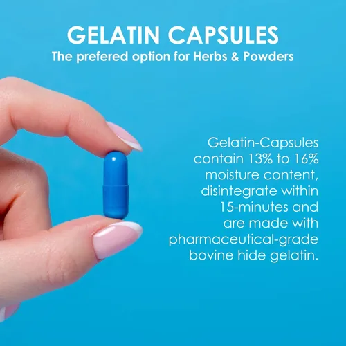 Miniatura 3 de Capsuline Tamaño 0 – Cápsulas de gelatina vacías de color blanco – 1000 unidades – Cápsulas vacías de gel – Relleno de cápsula de píldora bovina