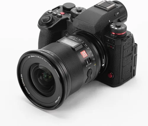 Miniatura 6 de VILTROX Lente de marco completo F1.8 de 0.630 in con montura en L, gran apertura, lente de enfoque automático ultra gran angular, pantalla LCD