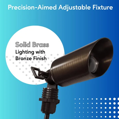 Miniatura 3 de Ironsmith Lighting Products Foco ajustable con accesorio de iluminación con acabado de bronce, construcción de latón macizo, zócalo G4 de dos pines