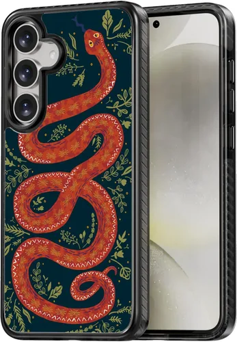 Miniatura 146 de Rosarnnah Funda compatible con Samsung Galaxy S24 Ultra, bonita estética, a la moda, divertida funda con estampado de gatito y gato, duradera a