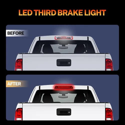 Miniatura 3 de AUTOXBERT Luz de Freno Tercera para Ford F150 2009 2010 2011 2012 2013 2014 2009-2014 Luz de Freno LED de Montaje Alto Impermeable de Tercera Luz
