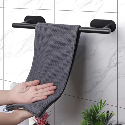 Miniatura 2 de JiGiU Toallero autoadhesivo para baño, incluye toallero de baño de 16 pulgadas, soporte para papel higiénico, anillo de toalla y 3 paquetes