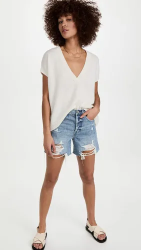 Miniatura 5 de Pistola Denim Devin - Pantalones cortos de talle alto para mujer