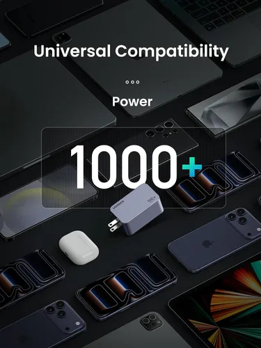 Miniatura 7 de UGREEN Nexode Pro 100W GaN Cargador de pared USB C, Cargador PPS compacto de 3 puertos y rápido para MacBook Pro/Air, Pixelbook, iPad, serie iPhone