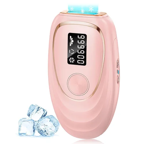 Miniatura 12 de Dispositivo de depilación láser IPL para mujeres y hombres, contacto de enfriamiento de hielo a 45 °F para resultados indoloros y duraderos