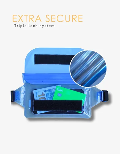 Miniatura 5 de Bolsa seca impermeable para teléfono, para playa, piscina, kayak, esnórquel, festivales. Mantén el teléfono a salvo del agua y la arena Esencial