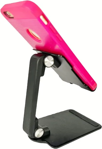 Miniatura 3 de JBGold Soporte para teléfono celular, totalmente plegable, ajustable, color negro