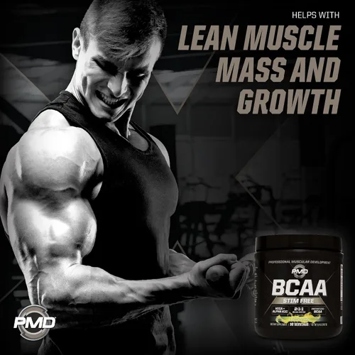 Miniatura 5 de PMD Sports BCAA - Aminoácidos sin estimulación – Mejor rendimiento de entrenamiento, recuperación mejorada, energía diaria, constructor muscular