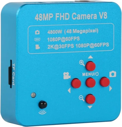 Miniatura 5 de Kit de accesorios para microscopio 48MP 2K USB Cámara de microscopio industrial 1080P C Mount Cámara digital Microscopio de video Diapositivas de 56