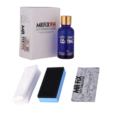 Revestimiento de cerámica 9H, revestimiento de cerámica nano para automóviles, protección sellante de pintura hidrofóbica y de alto brillo, 1.0 fl oz