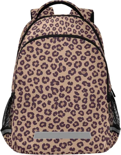 Miniatura 17 de MNSRUU Mochila escolar con correa para el pecho, mochila para laptop Galaxy Planets, mochila de senderismo de viaje para niños y niñas, Animal 031
