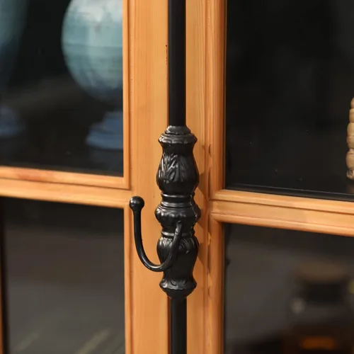 Miniatura 5 de MAISON ARTS Armario decorativo con 2 puertas, armario de almacenamiento decorativo de granja para entrada, sala de estar, aparador de cocina