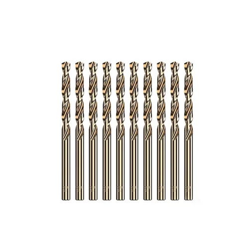 Miniatura 9 de HUHAO Juego de brocas de cobalto de 1/50 pulgadas, acero de alta velocidad M43 de 135 grados con punta de giro para metal endurecido acero