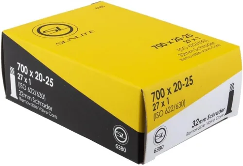 Miniatura 30 de Sunlite Tubos de válvula Schrader Standad, varios tamaños Negro