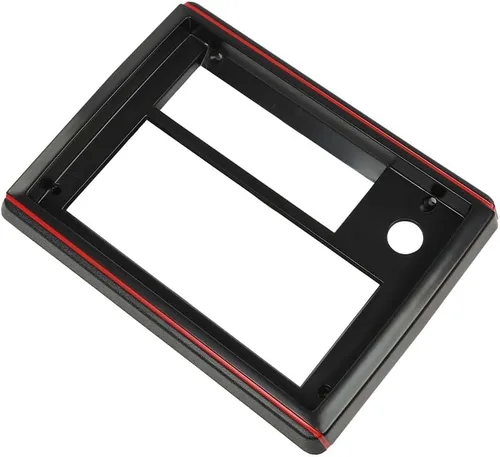 CNNELL Placa de radio con borde rojo compatible con El Camino Monte Carlo SS 1981 1982 1983 1984 1985 1986 1987 1988 negro