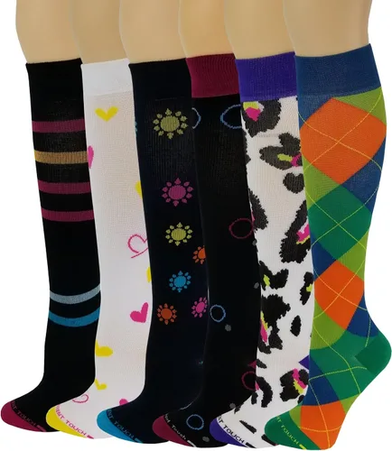 Miniatura 11 de Paquete de 6 pares de calcetines largos antifatiga de compresión moderada