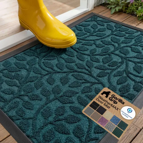 Miniatura 107 de Gorilla Grip - Tapete WeatherMax todoterreno 100% impermeable, caucho natural, resistente a manchas y decoloración, perfil bajo, interior y Grafito