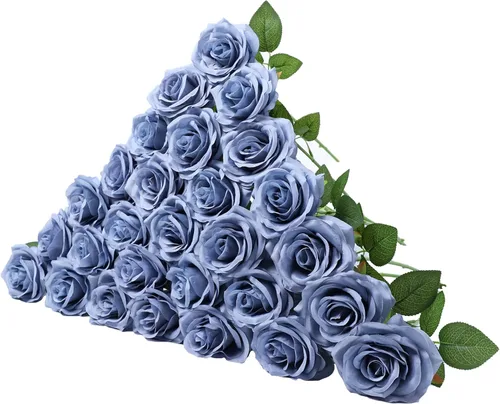 Miniatura 38 de LVEFIT 12 rosas artificiales de seda de color naranja quemado, ramo de rosas de seda de tallo largo para bodas, despedidas de soltera, fiestas
