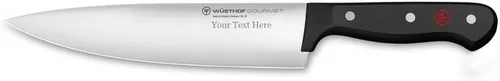 Miniatura 8 de WÜSTHOF Cuchillo de chef gourmet de 8 pulgadas, negro