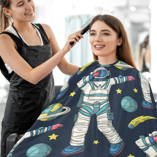 Miniatura 4 de visesunny Delantal profesional del cabo del pelo del poliéster del pelo del pelo del pelo del cabo delantal antiestático