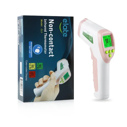 Miniatura 10 de Elate Termómetro de frente Termómetro digital infrarrojo sin contacto para adultos, niños y bebés con alarma de fiebre Grado médico