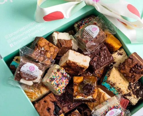 Miniatura 8 de Brownie Points Brownies para bebé, 75 ingredientes envueltos individualmente, ingredientes finos y frescos, caja de regalo y cestas de regalo