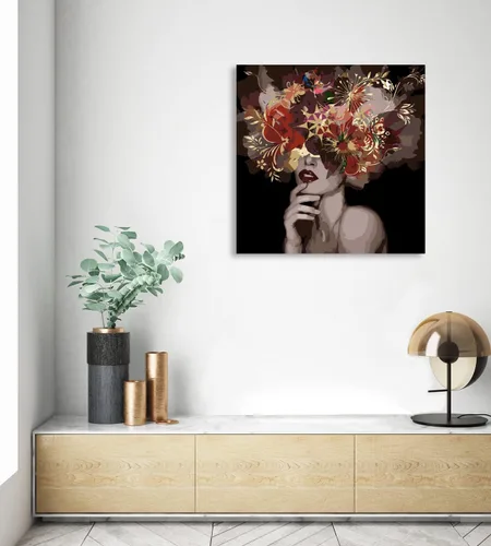 Miniatura 3 de Art Knitting Pintura por números para adultos, principiantes, estudiantes, niños, opción de regalo, pintura acrílica de bricolaje para decoración