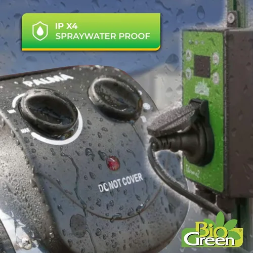 Miniatura 7 de BioGreen Calentador Eléctrico de Invernadero y Ventilador con Termostato Digital PALMA 1500 Vatios, 5100 BTU/hr 5800 ft³/h Circulación de Aire