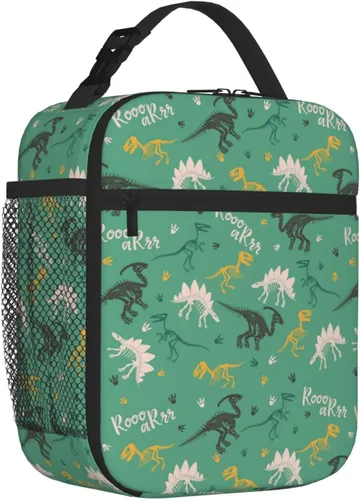 Miniatura 12 de Bolsa de almuerzo divertida para niños con pelotas deportivas, bolsa reutilizable para baloncesto, fútbol, fútbol americano y béisbol, lonchera