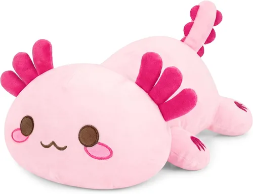 Miniatura 10 de Onsoyours Lindo Peluche de Axolotl, Suave Almohada de Peluche de Salamandra Animal de Peluche, Juguete de Peluche Kawaii para Niños
