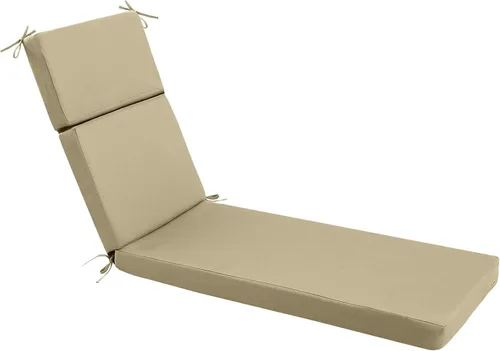 idee-home Cojines de tumbona para exteriores, para muebles de patio, 72 pulgadas de largo x 21 pulgadas de ancho x 3 pulgadas de profundidad, Rojo