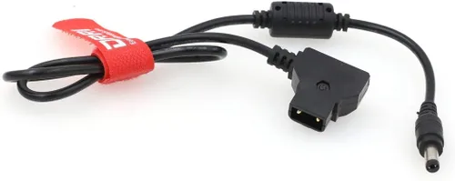 Miniatura 3 de Cable de alimentación de barril de CC a Dtap de 0.217 x 0.083 in para monitor Atomos Shogun/Ninja Inferno (cable en espiral de CC en codo)