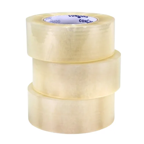 Miniatura 2 de IDL Packaging Cinta de embalaje transparente de resistencia media de 2 pulgadas x 110 yardas (paquete de 3 rollos) para mudanza, envío