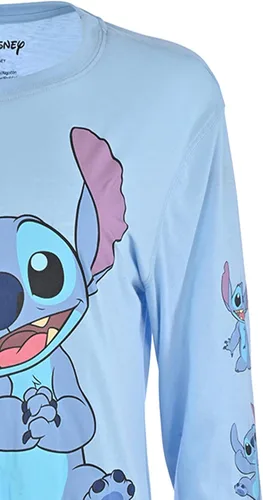 Miniatura 7 de Lilo and Stitch - Camisa de manga larga para mujer, diseño clásico de Lilo y puntada, con estampados de manga