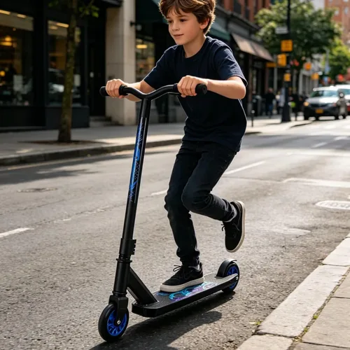 Miniatura 5 de Patinete profesional para niños de 8 años en adelante, patinete completo de trucos para ciclistas intermedios, principiantes, avanzados