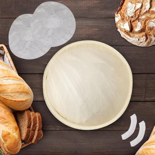 Miniatura 4 de 120 piezas de tapas de ducha para pan de masa madre, cubiertas reutilizables para boles para fermentación, cubiertas de pan de plástico con elástico