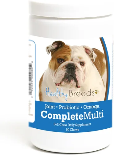 Miniatura 288 de Healthy Breeds Pug todo en uno multivitamínico suave masticable 60