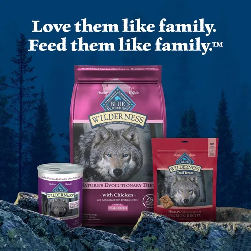 Miniatura 8 de Blue Buffalo Wilderness - Comida seca natural alta en proteínas para perros adultos de raza pequeña, receta de pollo, bolsa de 13 libras