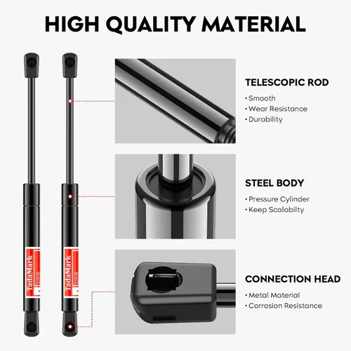 Miniatura 2 de Soportes de elevación de amortiguadores para cofre delantero, compatibles con Jeep Grand Cherokee Limited Sport Utility 1999-2004, 4048, PM1074