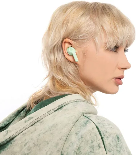 Miniatura 5 de Auriculares in-ear inalámbricos Skullcandy Indy Evo, batería de 30 horas, micrófono, funciona con iPhone, Android y dispositivos Bluetooth - Gris