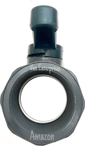 Miniatura 4 de Válvula de bola de PVC serie PRO de 3 pulgadas. Horario 80. Válvula de bola octogonal compacta de puerto completo