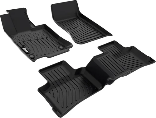 Miniatura 7 de IKON MOTORSPORTS Alfombrillas de suelo de TPE 3D, compatibles con Mercedes-Benz Clase GLC 2023-2024, forros antideslizantes impermeables para todo