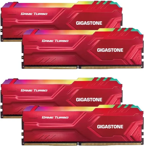 Miniatura 9 de RAM DDR4 RGB: GIGASTONE Game TURBO 32GB Kit (2 x 16 GB) DDR4 3200 MHz PC4-25600 CL16-18-18-40 Intel XMP 2.0 AMD Ryzen 1.35V UDIMM 288 Pin Unbuffered