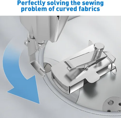 Miniatura 5 de Armilem Guía de costura magnética para máquina de coser, guía de dobladillo con clip multifuncional - Suministros universales para coser y acolchar