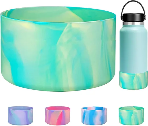 Miniatura 21 de HEYSKAY Funda Protectora de Silicona para Botella de Agua de Boca Ancha Hydro Flask de 32oz 40oz Protector de Base Inferior y Otras Botellas de Agua