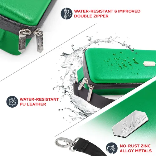 Miniatura 2 de Quiver Time Estuche de transporte de tarjetas Green Bolt para cartas de Pokémon y otros juegos de TCG, bolsa de almacenamiento para jugar/cartas