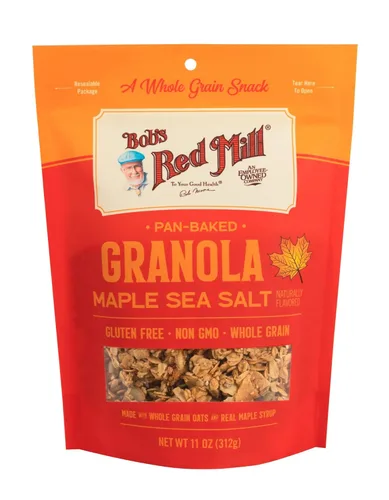 Miniatura 6 de Bob's Red Mill Granola de Mantequilla de Maní, 11 oz (Paquete de 6) - Sin OGM, Grano Integral, Kosher